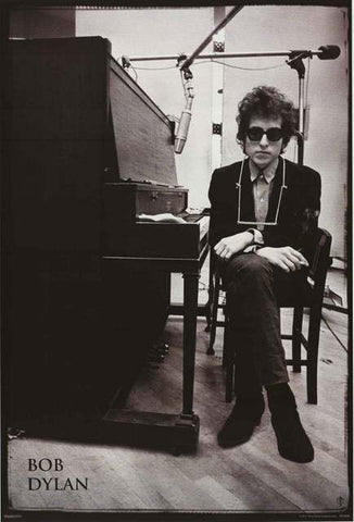 Bob Dylan Piano Poster