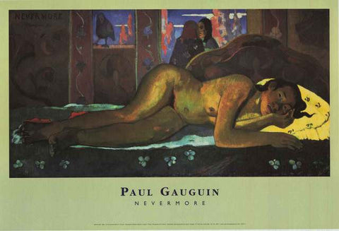 Paul Gauguin Nevermore Poster