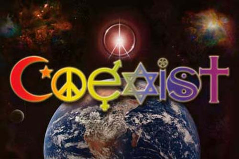 Coexist Peace on Earth Poster