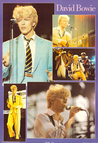David Bowie - Live Shots Collage Poster 24x35