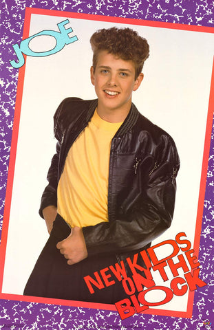 New Kids on the Block Joey McIntyre 1989 Poster 22x34