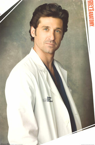 Poster: Grey's Anatomy - Derek Shepherd/Patrick Dempsey 22"x34"