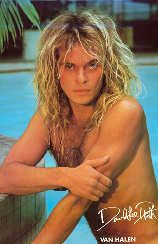 David Lee Roth 1983 Van Halen Poster 23x35