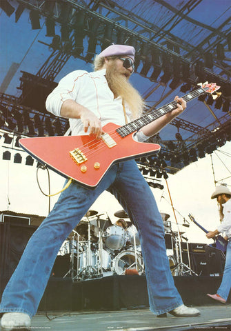 ZZ Top On Stage Poster