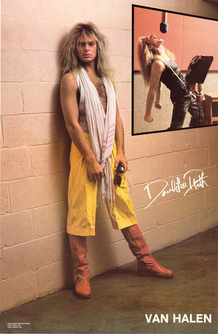 Poster: Van Halen David Lee Roth Backstage (23"x35")