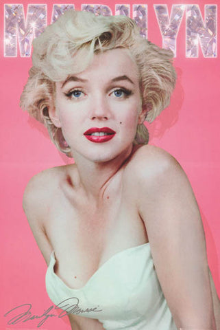 Marilyn Monroe Diamonds Poster