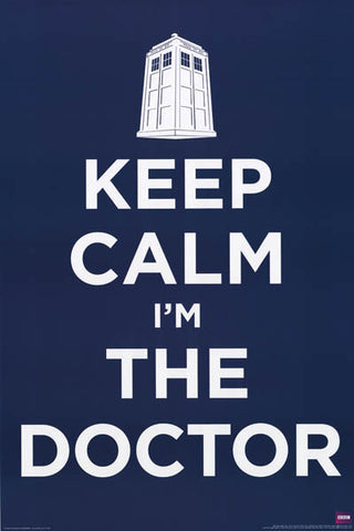 Doctor Who Keep Calm Poster