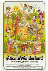 Alice In Wonderland Vintage Porn - Alice in Wonderland X-Rated Movie Poster 24x36 â€“ BananaRoad