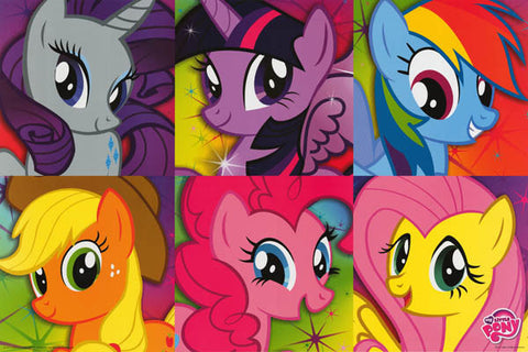 My Little Pony Cartoon Poster