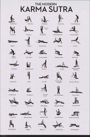Modern Kama Sutra Sex Positions Poster