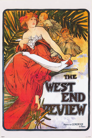 Alphonse Mucha West End Review Poster