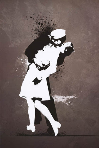 War's End Kiss Poster