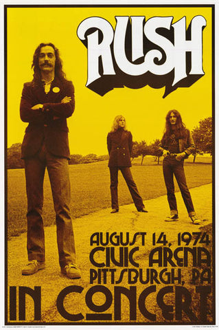 Rush Band Poster