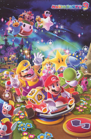 Super Mario Party 9 Video Game Poster