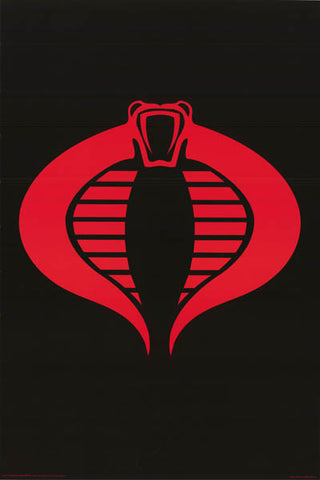GI Joe Cobra Logo Poster