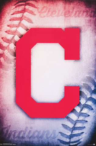 Cleveland Indians MLB Baseball Poster