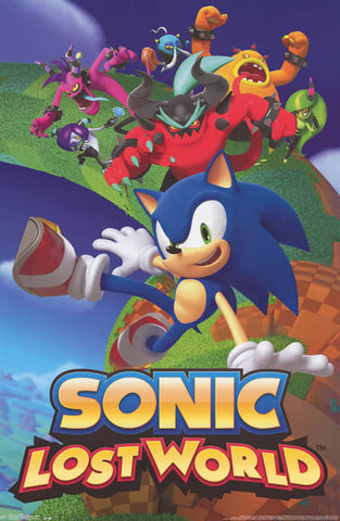 Sonic the Hedgehog Video Game Poster