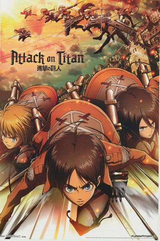 Attack on Titan Anime Cartoon Poster