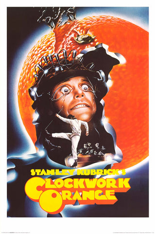 A Clockwork Orange Stanley Kubrick Movie Poster 