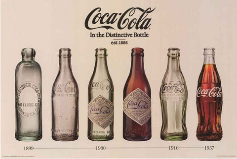 Coca-Cola Bottles Poster