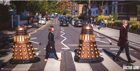 Doctor Who Abbey Road Poster