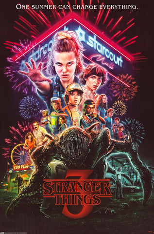 Stranger Things 3 TV Show Poster 24x36