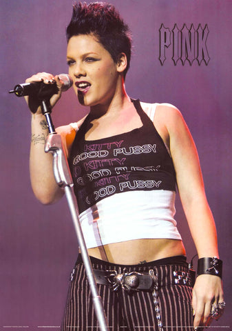 Pink On Stage Poster 24x34