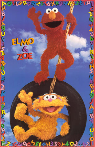 Sesame Street: Elmo & Zoe Poster 22x34