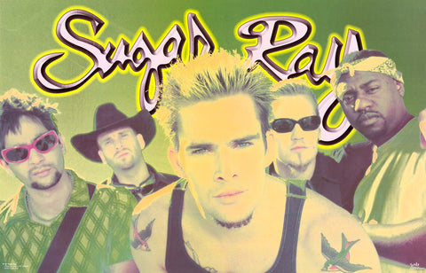 Poster: Sugar Ray Psychedelic Mark McGrath 1997 (22"x34")