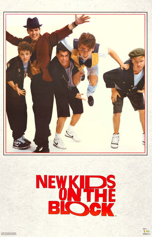 New Kids on the Block 1989 Band Poster 22x34