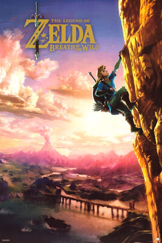 Poster: Legend of Zelda Breath of the Wild (24"x36")