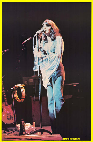 Poster: Linda Ronstadt - On Stage (23"x35")