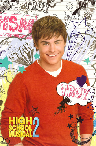 Poster: High School Musical 2 - Zac Efron (22"x34")