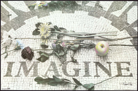 Poster: John Lennon Imagine Memorial 23x35