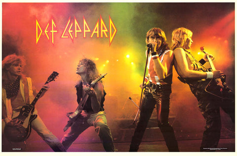 Poster: Def Leppard - On Stage 1983 (23"x35")