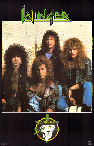 Winger 1989 Band Poster 22x34