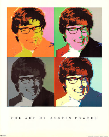 Austin Powers Pop Art Poster (22"x34")