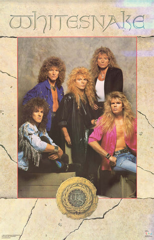 Whitesnake Band Portrait 1987 Poster (22"x34")