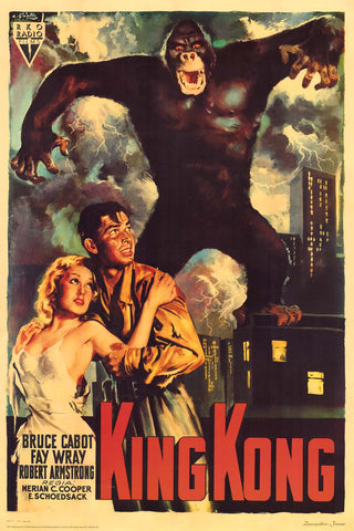 King Kong (1933) Movie Poster (24"x36")
