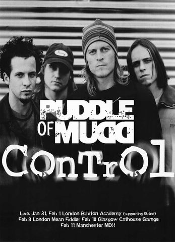 Poster: Puddle of Mudd - Control Tour