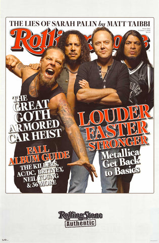 Metallica - Rolling Stone Magazine Cover