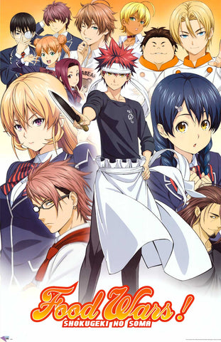 Food Wars!: Shokugeki no Soma - Anime Poster