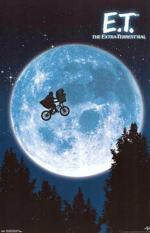 E.T. The Extra-Terrestrial Movie Poster 
