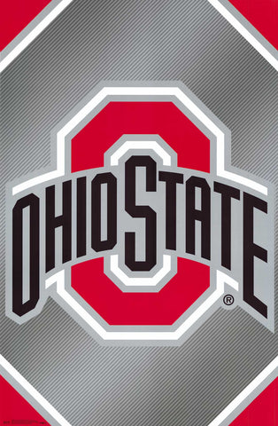 Ohio State Buckeyes NCAA Team Logo Poster 22x34