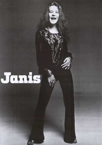 Janis Joplin Portrait Poster